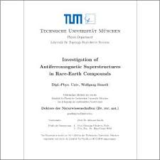 Video contoh soal tes kerja di bank dan perusahaan bumn. Technische Universitat Munchen Investigation Of Antiferromagnetic Superstructures In Rare Earth Compounds