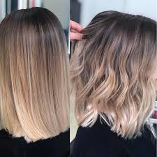 Ardona Beauty Salon On Instagram Straight Or Waves On This Blend Balyage Nychairstylist Blonde In 2020 Balayage Straight Hair Short Hair Balayage Thick Hair Styles