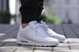 Nike Air Max 90 Leather Triple White Nike Air Max Air Max 90 Leather Nike Air Max 90