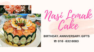 • nasi lemak accompaniments are very much up to you. Chee Ling S Kitchen Nasi Lemak Cake Home Facebook