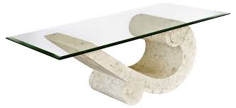 70's karl springer maitland style tessellated fossil stone pedestal coffee table. Stone Coffee Tables Ideas On Foter