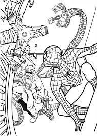 Our main character is a bad guy. Dr Octopus Vs Spider Man Coloring Page Free Printable Coloring Pages For Kids