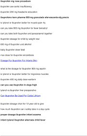 They've been linked to kidney, bone, hearing and cardiovascular problems—including, most if you're concerned about the level of pain medicine you're taking, here are a few things you might try instead. Actron Ibuprofeno 600 Mg Lek Pdf Free Download
