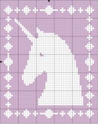 Filet Unicorn Blanket Crochet Pattern The Lavender Chair