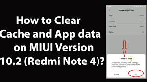 Install the click&clean browser extension. How To Clear Cache And App Data On Miui Version 10 2 Redmi Note 4 Youtube