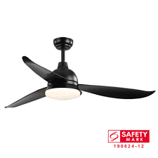 They cool people effectively by increasing air speed. Rubine Won 46 56 Ceiling Fan With 24w Led Remote In Matt Black