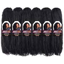 Find many great new & used options and get the best deals for freetress equal jamaican twist marley braid synthetic kinky braiding hair at the best online prices at ebay! Amazon Com Toyotress Marley Hair For Twists 18 Inch 6packs Long Afro Marley Braid Hair Synthetic Fiber Marley Braiding Hair Extensions 18 1b Beauty