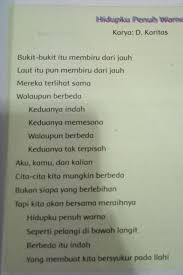 1 Apakah Yang Kamu Bayangkan Ketika Kamu Membaca Judul Puisi Tersebut 2 Menurutmu Apakah Isi Brainly Co Id