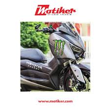 Yamaha Xmax 300 Monster Etiket Sticker Modeli Audi Quattro Honda Motosikletler Honda