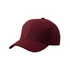 Men S Plain Baseball Cap Adjustable Curved Visor Hat Burgundy Walmart Com