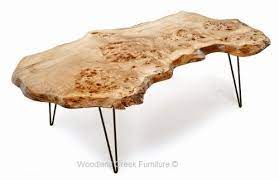 Wooden cocktail table distressed mango wood coffee table in round shape, light brown hand made round beautifully home decor table indian art * includes one coffee table only. Natural Wood Coffee Tables Barn Wood Log Coffee Table Woodland Creek Furniture Natural Wood Coffee Table Round Wooden Coffee Table Slab Coffee Table