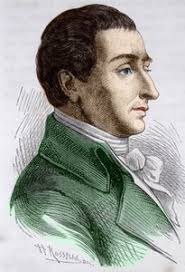 Portrait of Joseph Joubert, French Writer. Engraving by Bocour in 'Le  Magasin Pittoresque'