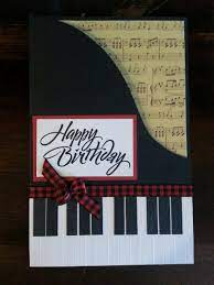 How to fold book pages into letters. Card I Made For My Daughter S 18th Birthday Musical Cards Musical Greeting Cards Music Greeting Cards