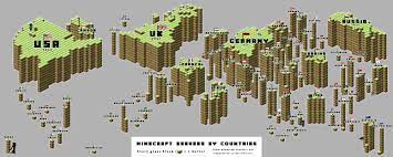 Online 1.17.1 · germany mc.myftb.de, 40/1000, 100%, adventure direwolf20 feed the beast pixelmon reforged sky factory skyblock survival tekkit legends . Oc Minecraft Servers By Countries Every Grass Block 1 Server R Mapporn