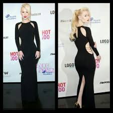 Iggy Azalea In A Black Dress Formal Dresses Long Fashion Dresses
