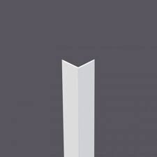 Cornière à clipser 2m gris anthracite. Corniere Pvc 40 X 40 X 2 5 Mm Gris Fonce Longueur 3 M Nelinkia