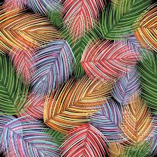 Textile printing was known in europe, via the islamic world, from about the 12th century, and widely used. Palm Tree Leave Summer Colors Vector Seamless Textile Pattern Design Stock Vector Crushpixel