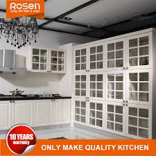 Adding glass inserts offers a bright, airy, modern feel. China Purchase Adding Lighting Glass Door To Kitchen Cabinets Furniture China Basket Furniture Mdf Furniture