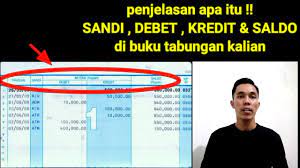 Mungkin anda pernah mendengar kata debit dan kredit? Penjelasan Apa Itu Sandi Debet Kredit Saldo Dibuku Tabungan Kalian Youtube