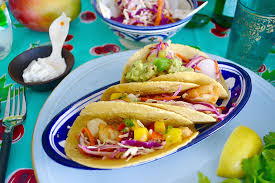 Maybe you would like to learn more about one of these? Fish Tacos With Mango Salsa Coleslaw And Guacamole La Maison Du Monde