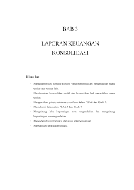 Check spelling or type a new query. Bab 3 Laporam Konsolidasi Studocu