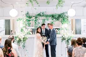 Jct Kitchen And Bar Wedding Photography Intimate Atlanta Ga West Midtown Magnolia Florals Greenery Smilax Vine C Wedding Bar Atlanta Wedding Wedding Moments