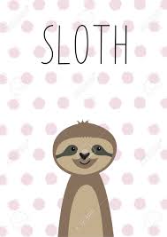 Contestant in the national geographic photo contest 2012. Cute Baby Sloth Vector Funny Sloth For Greeting Card Invites Royalty Free Cliparts Vectors And Stock Illustration Image 109672907
