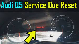 The service interval must be reset after performed the maintenance service or change the engine oil on your vehicle. Audi Q5 Service Now Warning Reset How To Diy Youtube