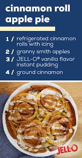 Cinnamon Roll Apple Pie Recipe Recipes Dessert Recipes Cinnamon Roll Apple Pie
