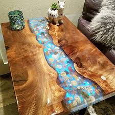 Crystal Clear Bar Table Top Epoxy Resin Coating For Wood Tabletop Gallon Kit Amazon Com Indus In 2020 Epoxy Resin Wood Resin Table Top Wood Table Design
