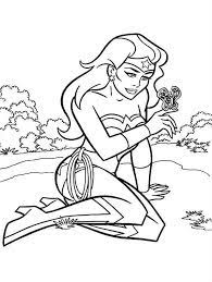 Show your kids a fun way to learn the abcs with alphabet printables they can color. Wonder Woman Coloring Pages Print Superhero For Free
