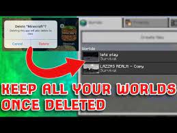 This video is outdated, here's the updated version: How To Delete Minecraft Pocket Edition And Keep All Your Worlds Youtube