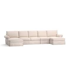 Pin By Coastal Haven Design Llc On House In 2021 Double Chaise Sectional Slipcovers Sectional