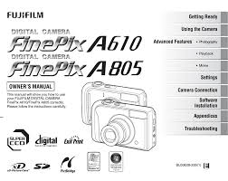 Electronic city plaza medan fair, medan 26 october 2019. Fujifilm Finepix A805 Camera User Guide Manualzz