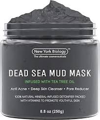 New York Biology Dead Sea Mud Mask For Face And Body Infused With Tea Tree 8 8 Oz In 2020 Dead Sea Mud Mask Mud Mask Best Face Products