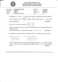 Pts pekerjaan dasar teknik mesin x tpl. Contoh Soal Matematika Teknik Mesin