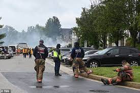 Everton brown, 56, killed three of his neighbors and was fatally shot by baltimore county police after an explosion collapsed and burned his parkview crossing townhouse and an attached house. Armed Man Shot Dead By Baltimore Cops Outside Burning Home With Three Others Killed And One Injured Daily Mail Online