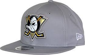 New Era 950 Nhl Team Logo Weld Snapback Cap Grey With The Mighty Ducks Rubber Weld Front Logo And The New Era Side Logo Adjusta Nhl Logo New Era New Era Cap