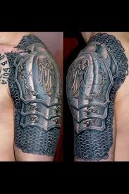The style and application can take on 3d aspects, full color design. Knight Armor Half Sleeve Tattoo Novocom Top