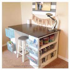 Crafting lap desk is another wonderful luxury that makes your crafting more fun and much more convenient. Diy Crafting Table And Storage Solutions