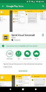 What's verizon visual voicemail apk? Sprint Visual Voicemail Released To Play Store Not Compatible With Google Pixel 2 R Sprint
