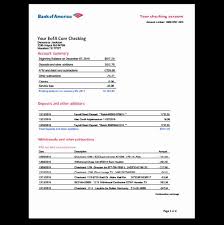 Bank Of America Statement Template Fresh Bank Statement Bank America In 2019 In 2020 Statement Template Bank Statement Business Template