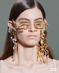 Jewelry Details From Schiaparelli Spring 2020 Couture Collection