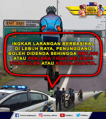 Info kemalangan jalanraya & isu sema. Cyclists Beware Rm1 000 Fine And 3 Months Jail Awaits For Cycling On Highways News Rojak Daily