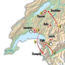 De ronde van romandië (frans: Tour De Romandie 2017 Route Stage 2 Aigle Bulle