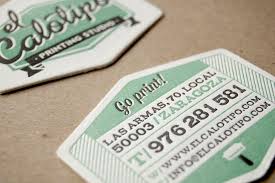 Set yourself apart from the standard rectangular card with a custom shaped business card. Custom Shaped Letterpress Business Cards El Calotipo Cardrabbit Com