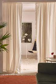 Palma Fringe Window Curtain Panel Room Divider Curtain Curtains Living Room Curtains