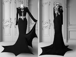 Very fitting lol anywho thought you might like to see it! Slashed Dress Morticia Addams Black Gothic Etsy Slash Dress Dresses Morticia Addams