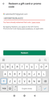 There are different kinds of rewards offered that users can collect through these codes. I Am Placing This Code But Showing This Code Already Used Google Play Community
