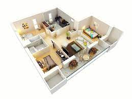 25 More 3 Bedroom 3d Floor Plans